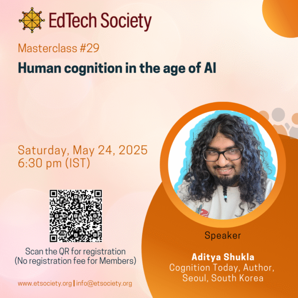 Masterclass #29: Human cognition in the age of AI